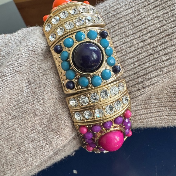 Colorful Gemstone Statement Ring - Picture 5 of 8